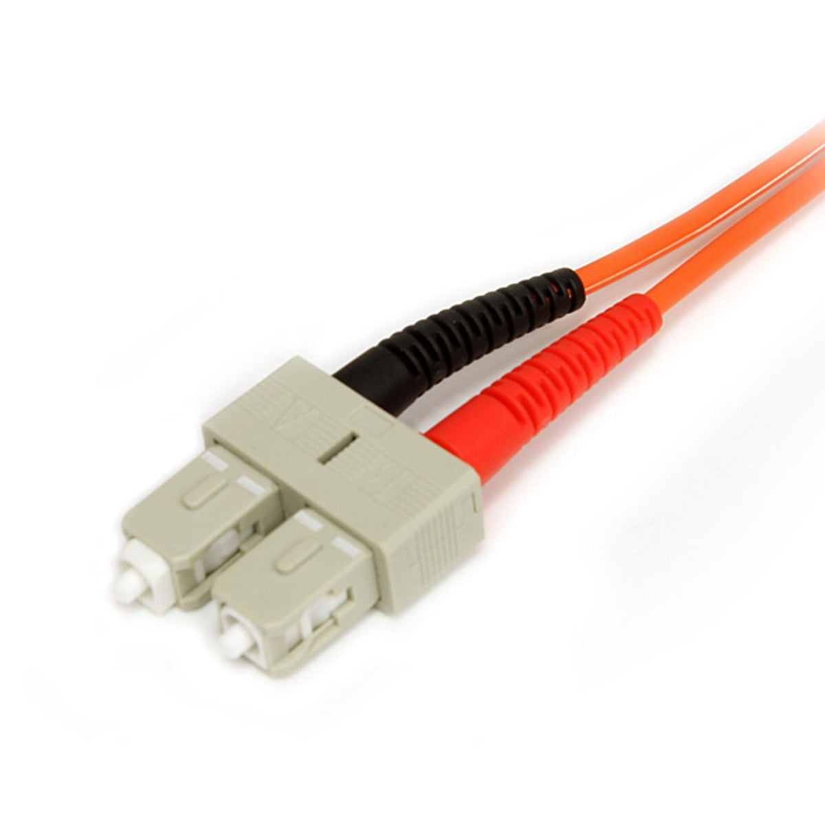 StarTech.com 2m LC/SC Multimode Duplex Fiber Optic Cable 62.5/125µm LSZH Orange
