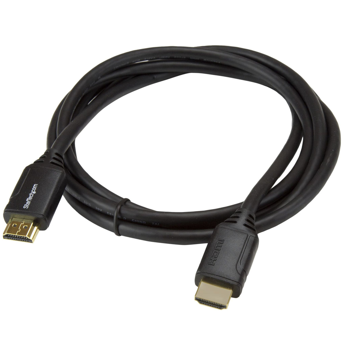 StarTech.com 2m Premium HDMI 2.0 Cable 4K 60Hz HDR Gold Plated