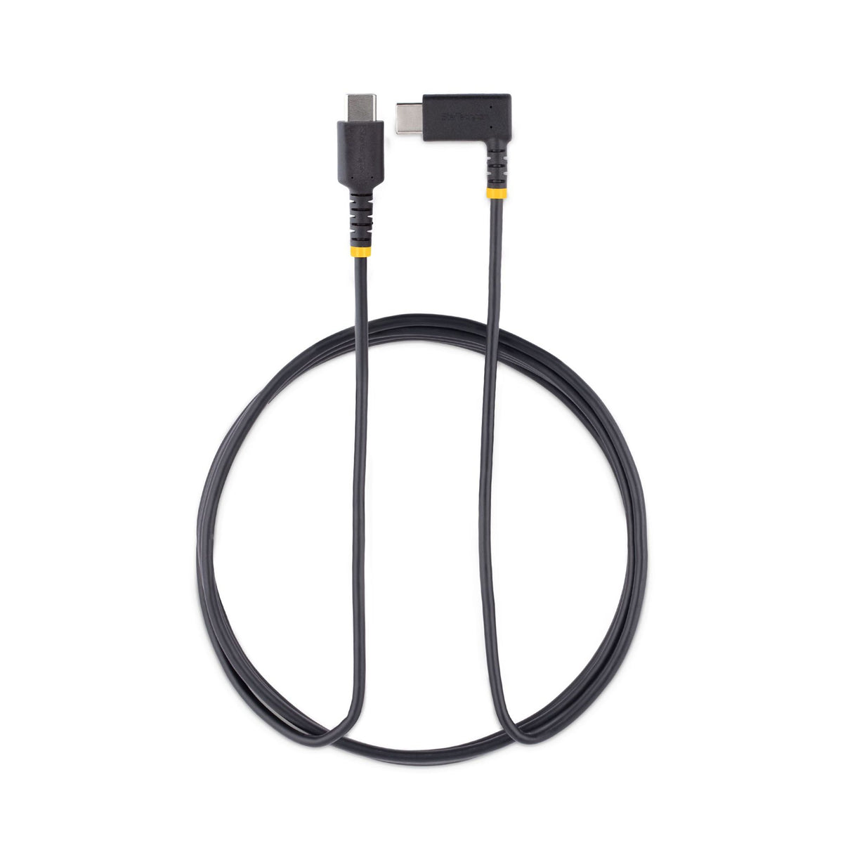 StarTech.com 2m Right-Angle USB-C Charging Cable 60W PD 3A Durable