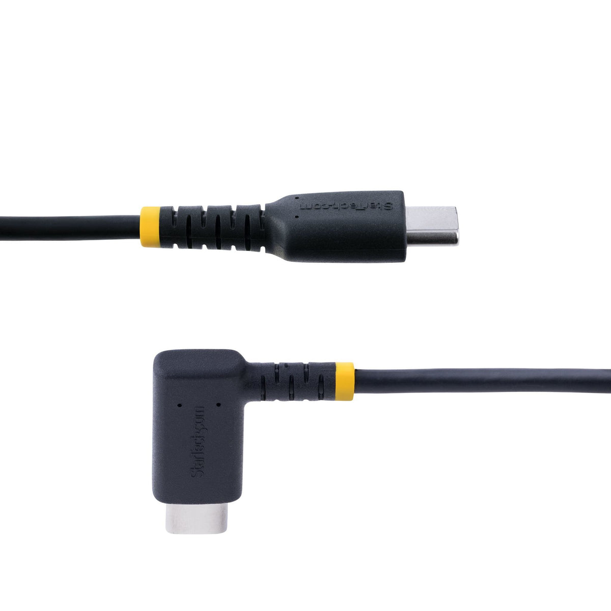 StarTech.com 2m Right-Angle USB-C Charging Cable 60W PD 3A Durable