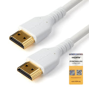 StarTech.com 2m Slim HDMI 2.0 Cable 4K 60Hz HDR10 Aramid Fiber TPE Jacket