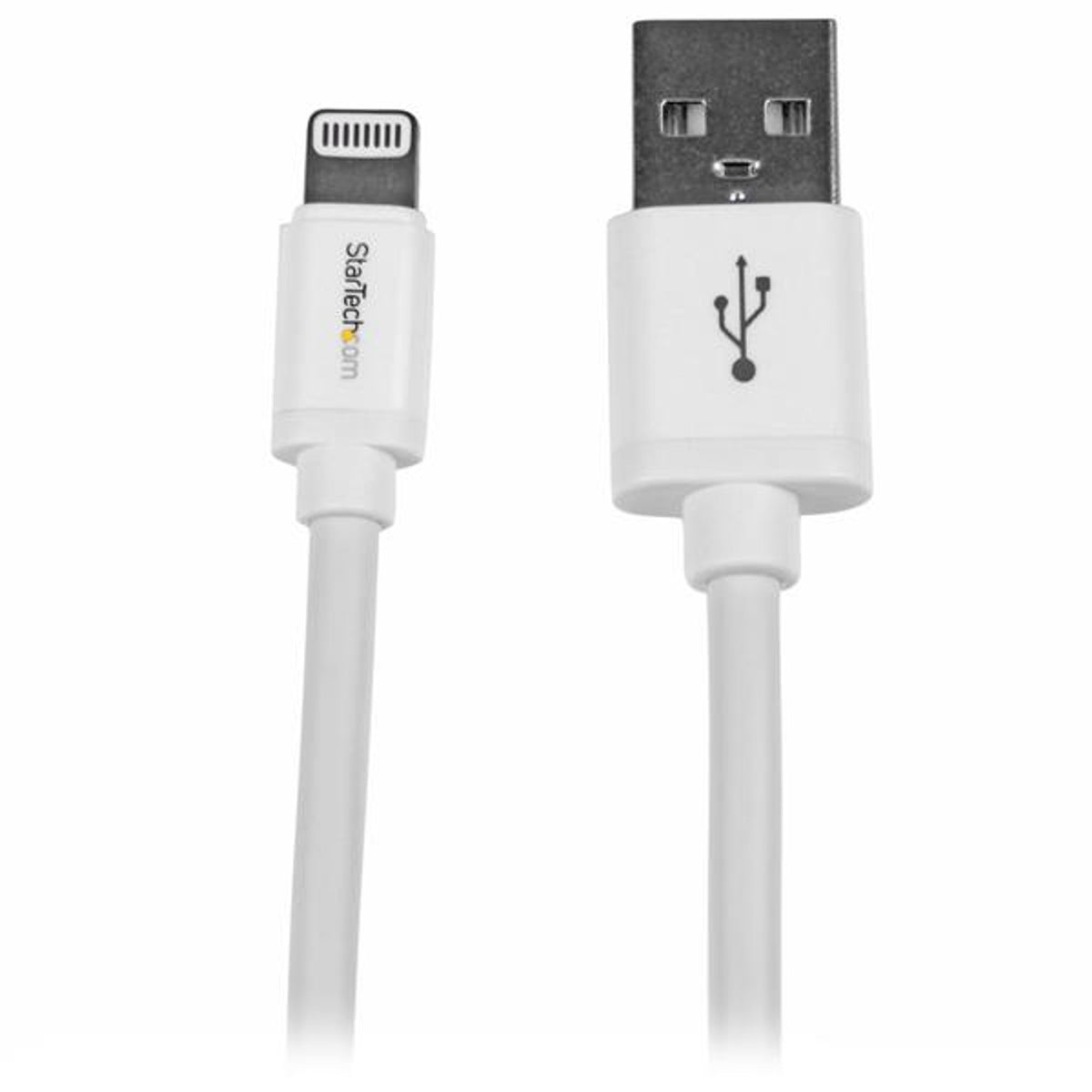 StarTech.com 2m USB-A to Lightning Cable White MFi Certified