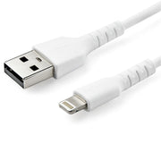StarTech.com 2m USB-A to Lightning Rugged Charging Cable MFi Certified White