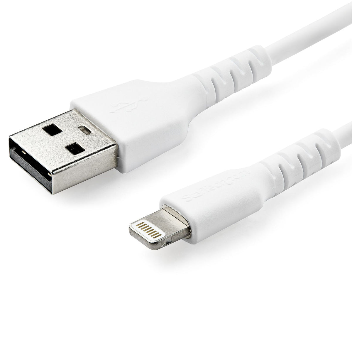 StarTech.com 2m USB-A to Lightning Rugged Charging Cable MFi Certified White