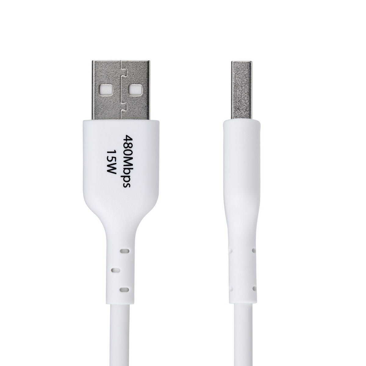 StarTech.com 2m USB-A to USB-C Charging Cable 3A White TPE Jacket USB 2.0