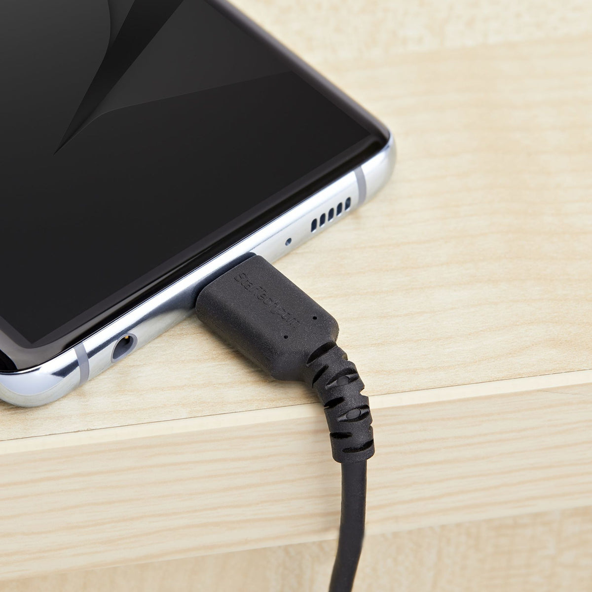 StarTech.com 2M USB A to USB C Charging Cable 60W Fast Charge Sync Black