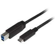 StarTech.com 2m USB C to USB B Printer Cable USB 3.0 5Gbps M/M