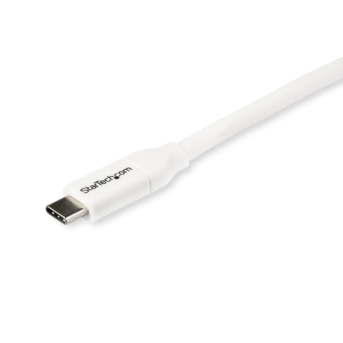 StarTech.com 2m USB-C to USB-C Cable 5A PD M/M White USB 2.0 USB-IF Certified