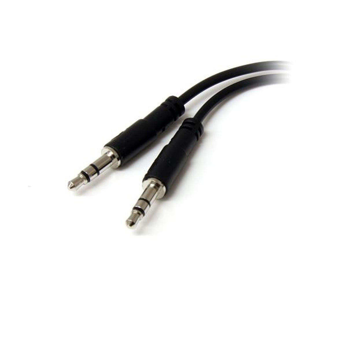 StarTech.com 3.5mm 4-Position to 2x 3-Position Headset Splitter Adapter Black