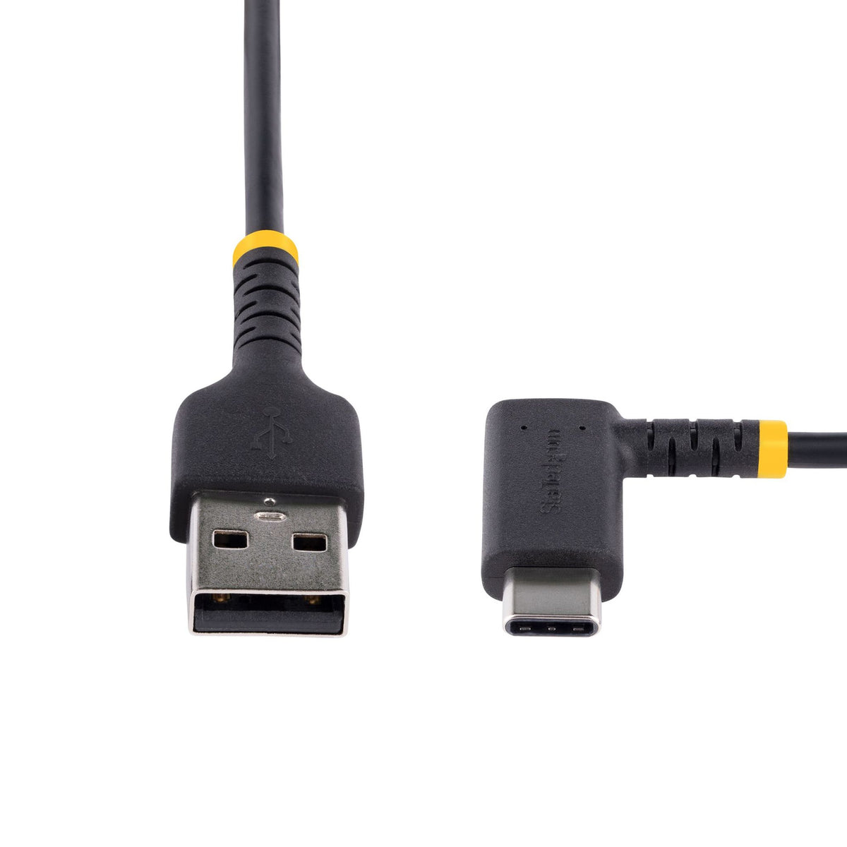 StarTech.com 30cm USB A to Right-Angle USB-C Charging Cable 3A Durable