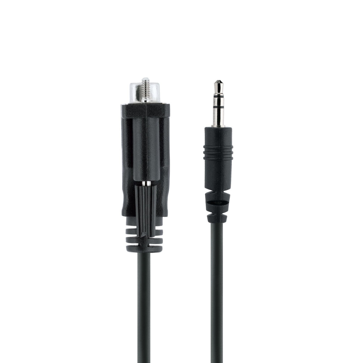 StarTech.com 3ft DB9 to 3.5mm RS232 Serial Cable Nickel Plated Black