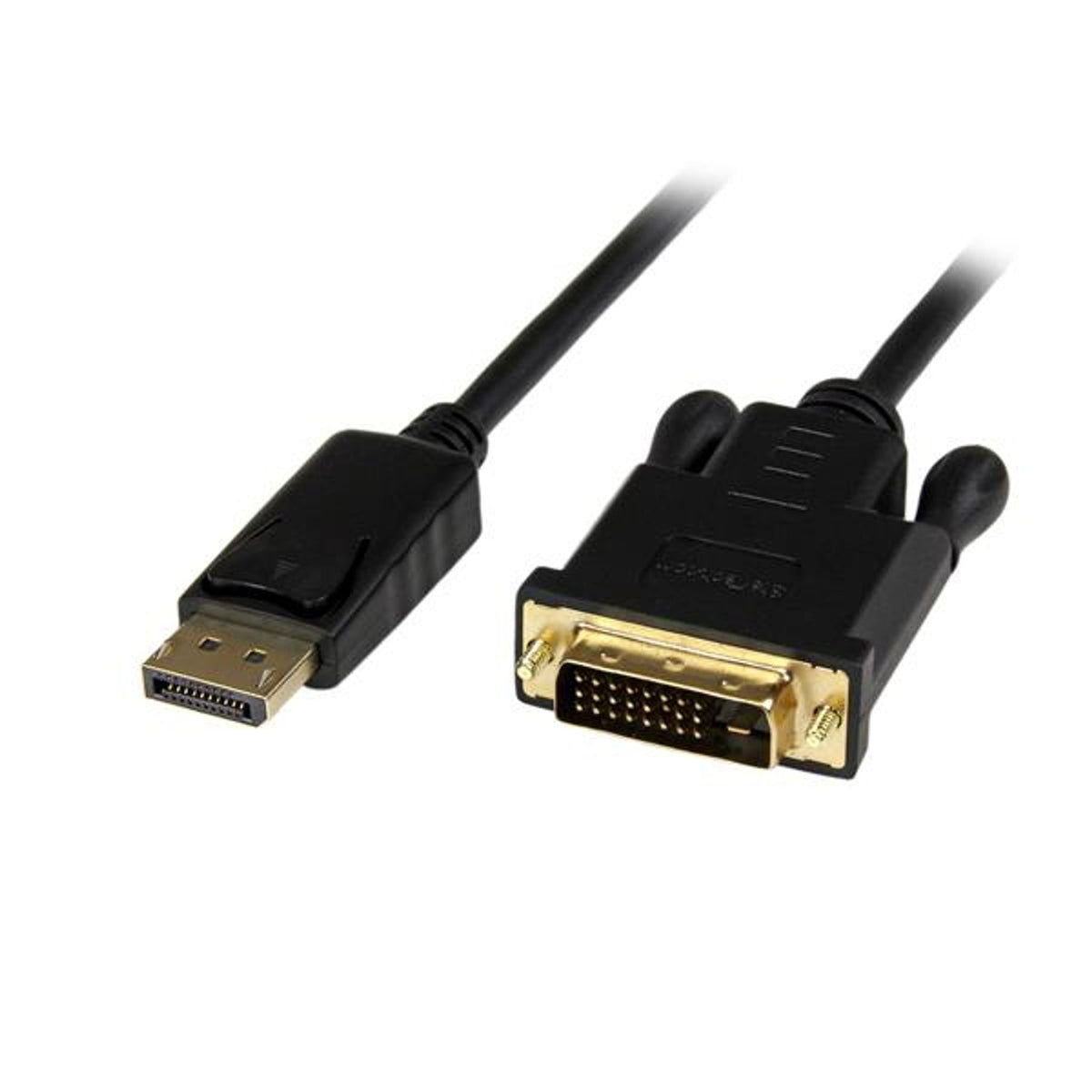 StarTech.com 3ft DisplayPort to DVI Cable DP 1.2 to DVI-D 1920x1200 Black