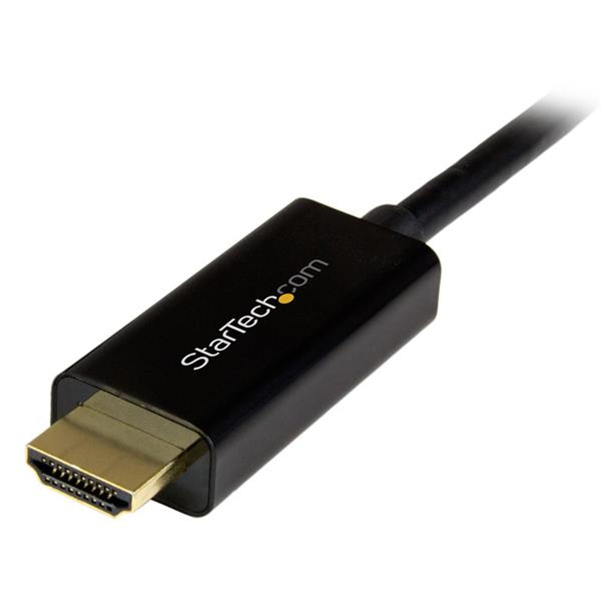 StarTech.com 3ft DisplayPort to HDMI Cable 4K 30Hz DP 1.2 to HDMI Adapter Black