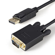 StarTech.com 3ft DisplayPort to VGA Active Cable 1080p Black