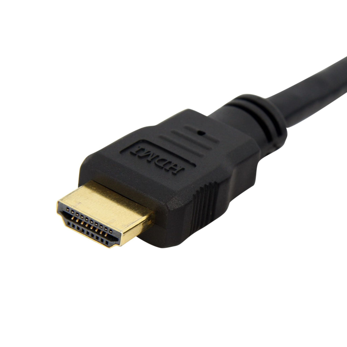 StarTech.com 3ft HDMI Female to Male Adapter 4K Panel Mount Cable Black