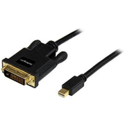 StarTech.com 3ft Mini DisplayPort to DVI Cable mDP 1.2 to DVI-D 1920x1200 Black