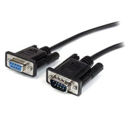 StarTech.com 3m DB9 RS232 M/F Serial Cable Black
