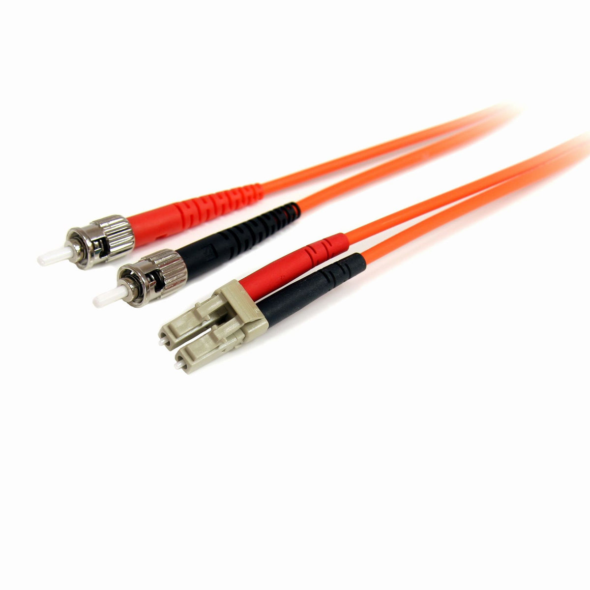 StarTech.com 3m LC/ST Multimode Duplex 62.5/125µm LSZH Fiber Cable Orange