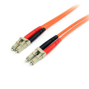 StarTech.com 3m Multimode Duplex 62.5/125µm LC/LC Fiber Optic Cable LSZH Orange