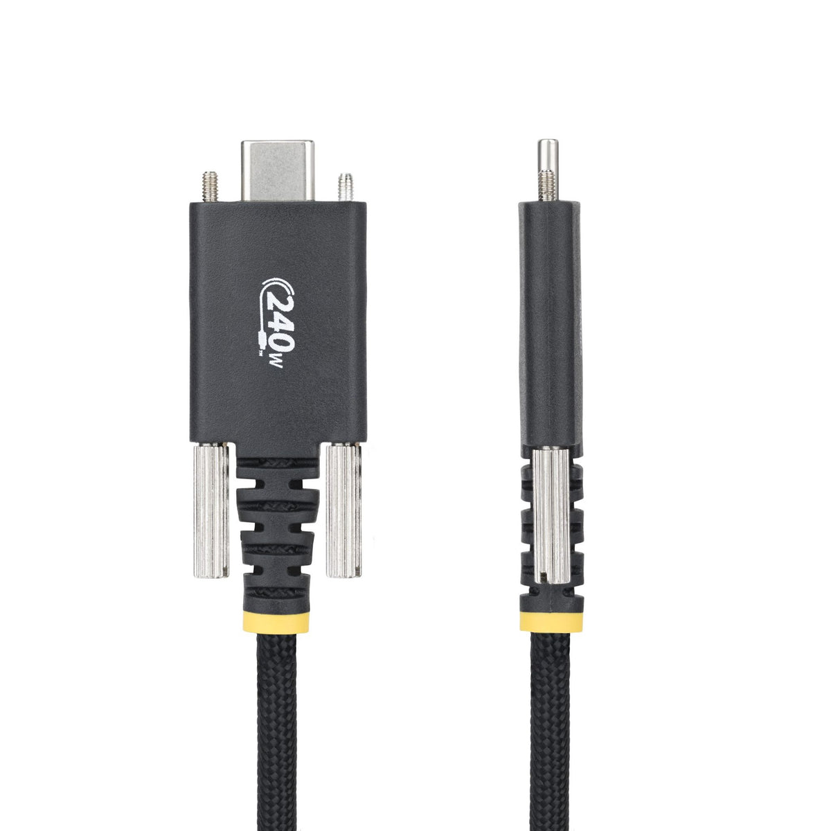 StarTech.com 3m Side Screw Locking USB-C Charging Cable 240W PD EPR Silicone