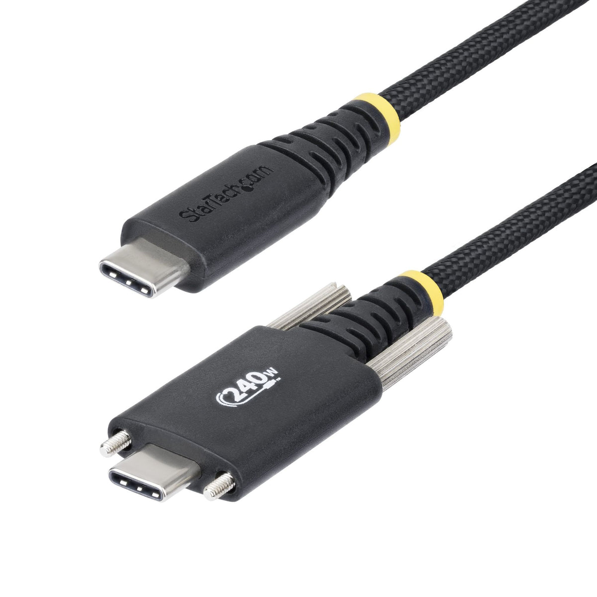 StarTech.com 3m Side Screw Locking USB-C Charging Cable 240W PD EPR Silicone