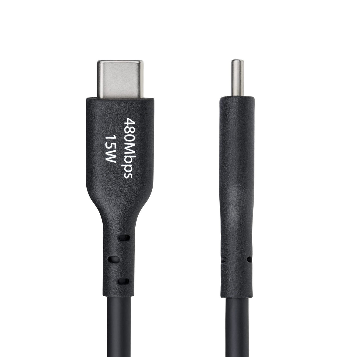 StarTech.com 3m USB-A to USB-C 3A Charging Cable Black TPE Jacket