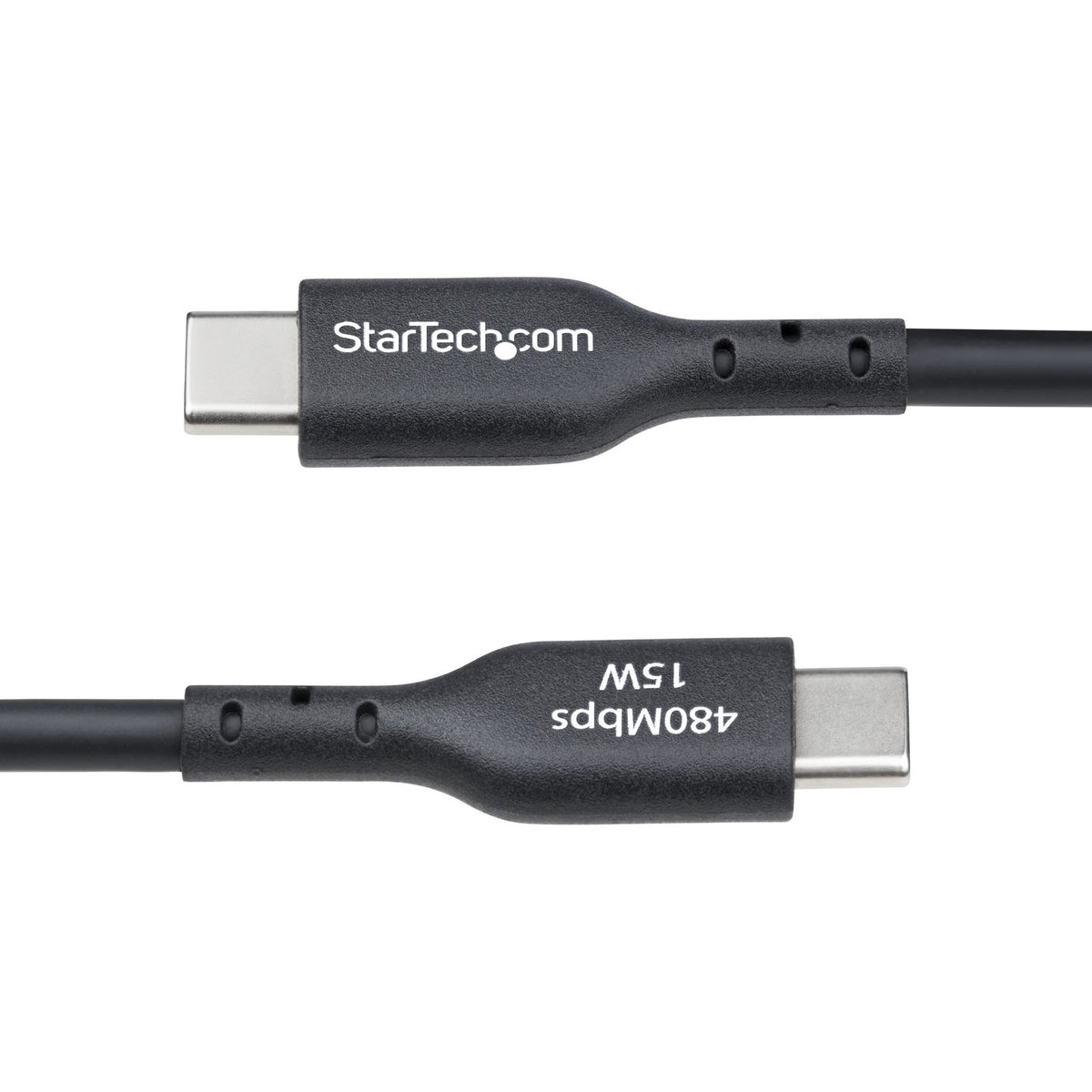 StarTech.com 3m USB-A to USB-C 3A Charging Cable Black TPE Jacket