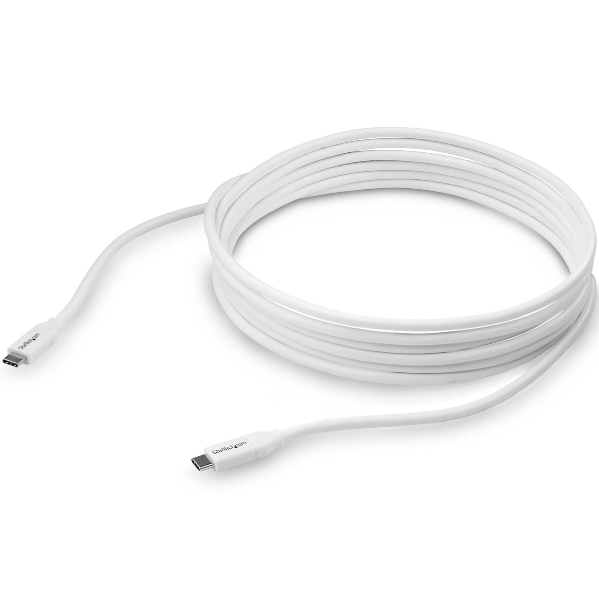 StarTech.com 4m USB-C to USB-C Cable 5A PD M/M White USB 2.0