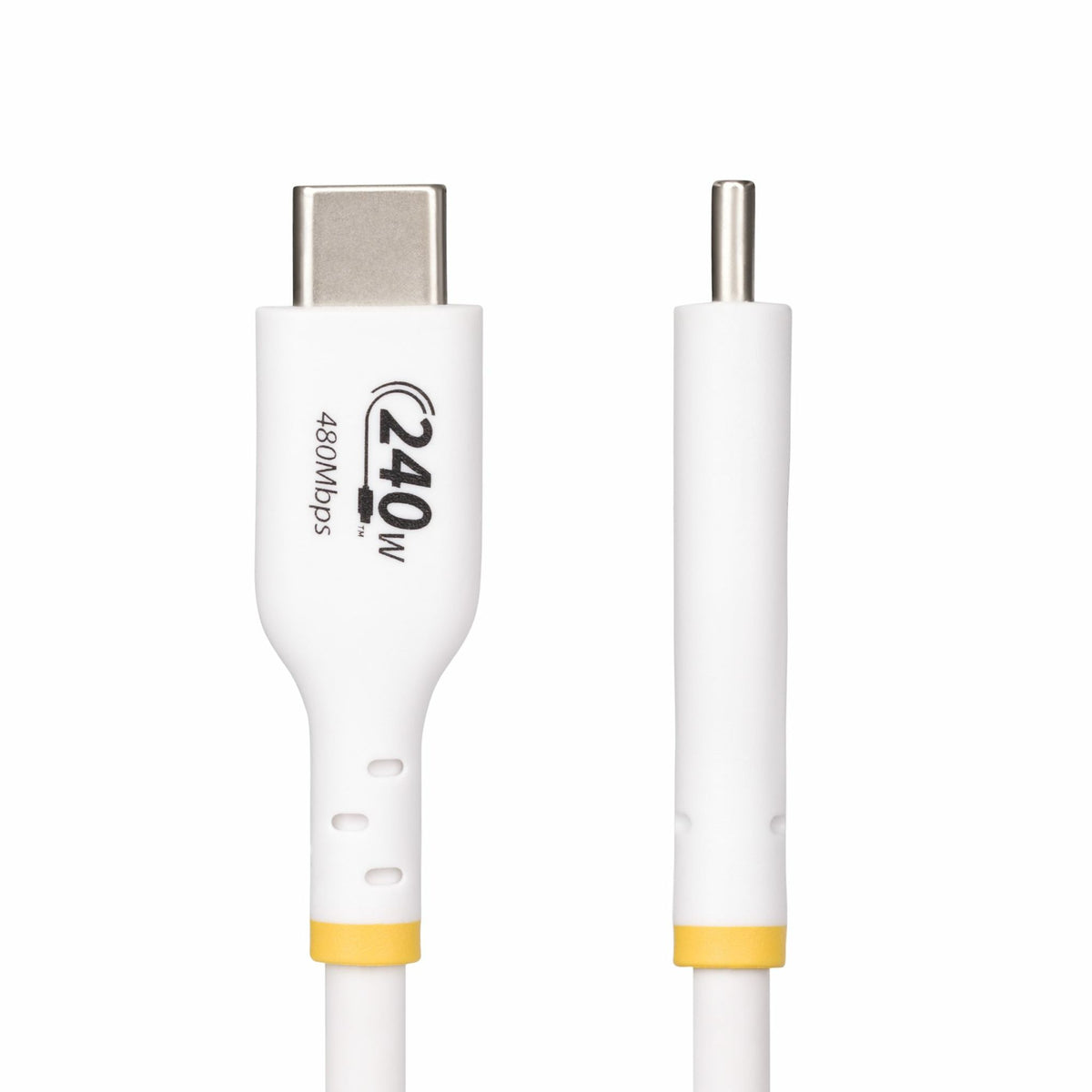 StarTech.com 4m White USB-C Charging Cable 240W PD EPR TPE Jacket M/M USB 2.0