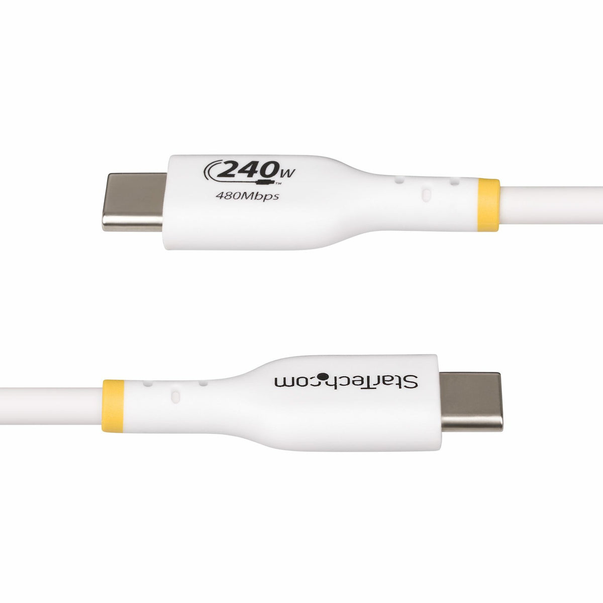 StarTech.com 4m White USB-C Charging Cable 240W PD EPR TPE Jacket M/M USB 2.0