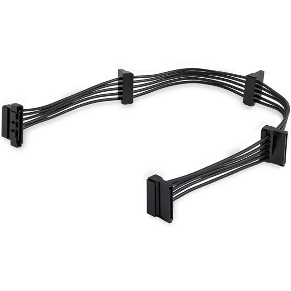 StarTech.com 4x SATA Power Splitter Adapter Cable 15-pin Male to 4 Female 18