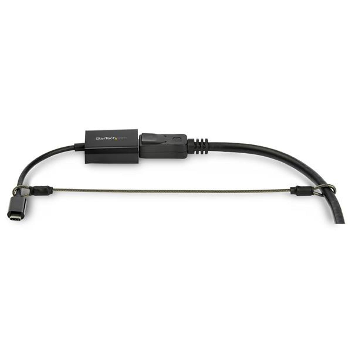 StarTech.com 5-Pack Security Cable Tethers Universal Anti-Theft Kit Steel PVC