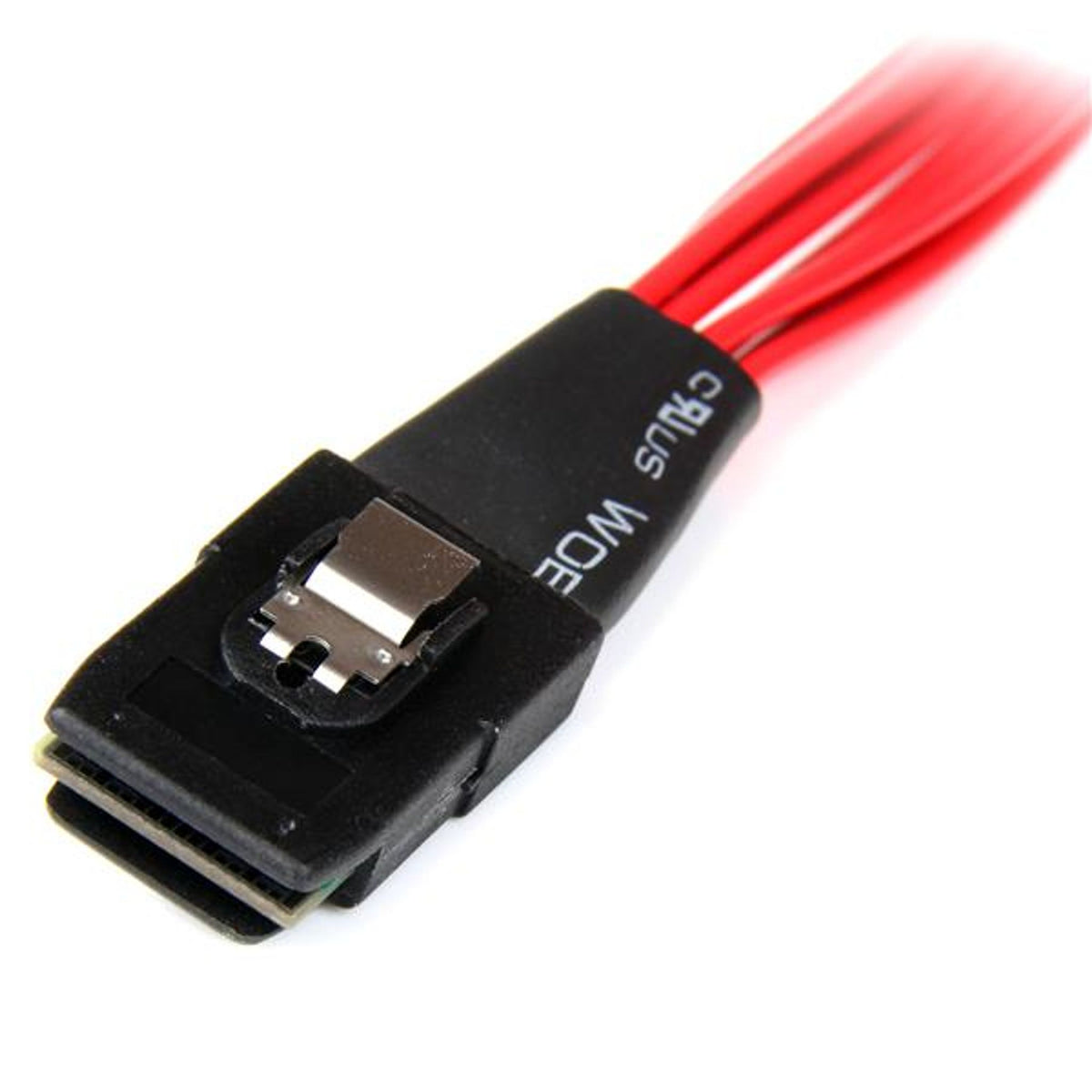 StarTech.com 50cm Internal Mini SAS Cable SFF8087 to 4x SFF8482 30AWG Red