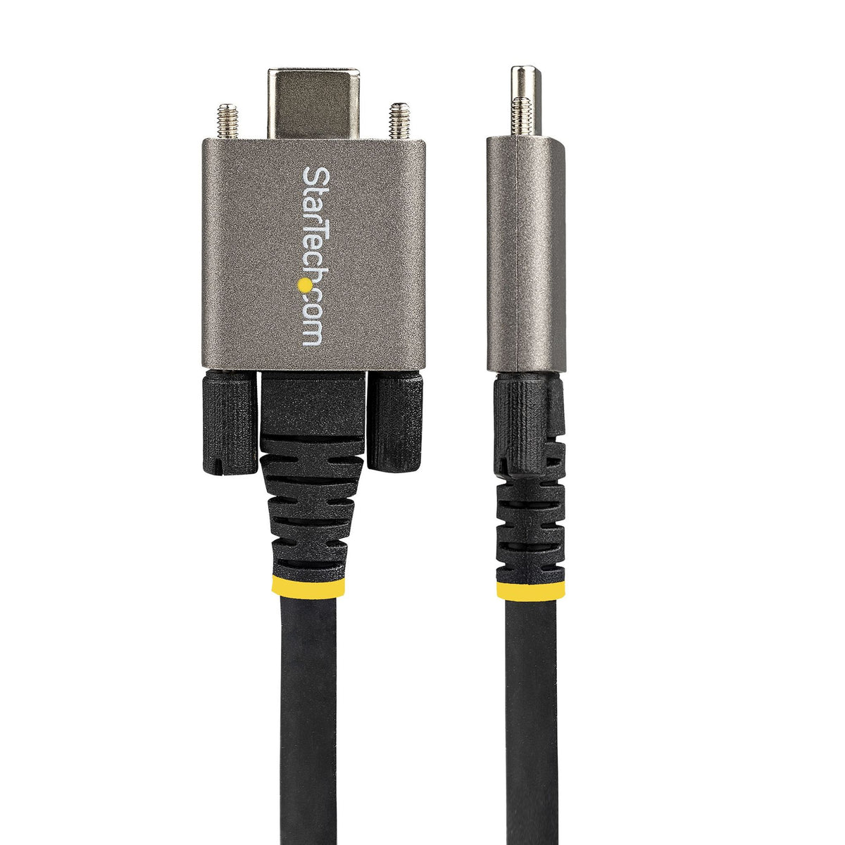 StarTech.com 50cm Side Screw Locking USB-C Cable 10Gbps 100W PD DP Alt Mode TPE