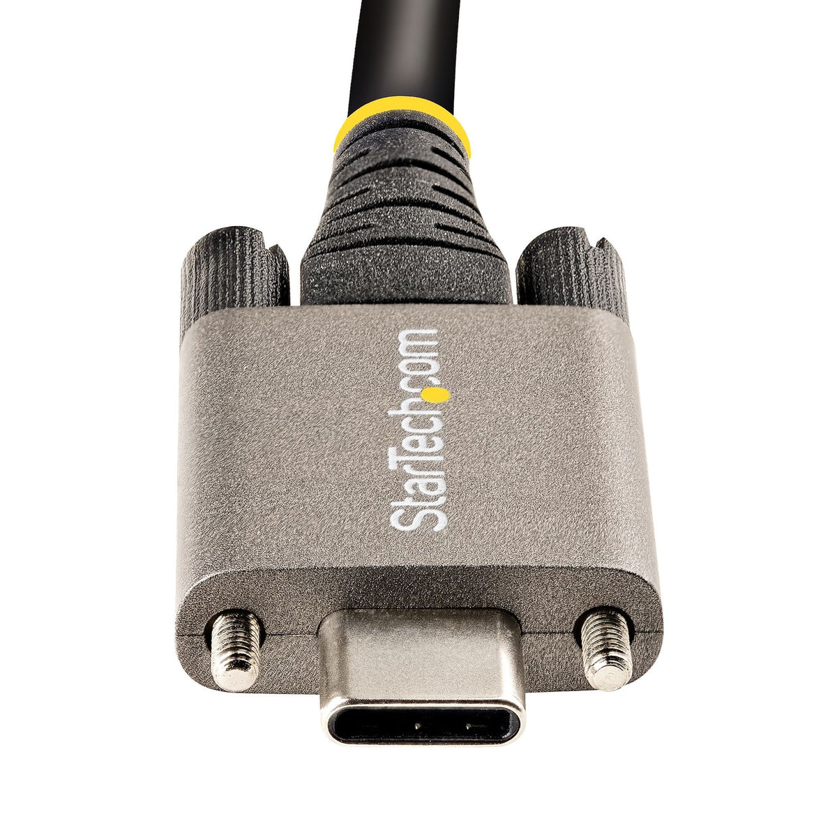 StarTech.com 50cm Side Screw Locking USB-C Cable 10Gbps 100W PD DP Alt Mode TPE