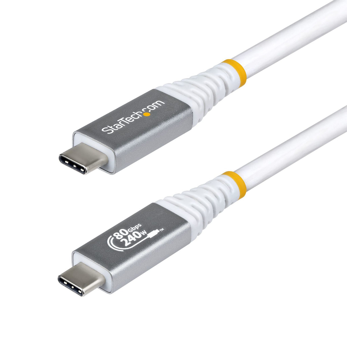 StarTech.com 50cm USB4 Cable 80Gbps 240W DP2.1 8K 120Hz USB-C