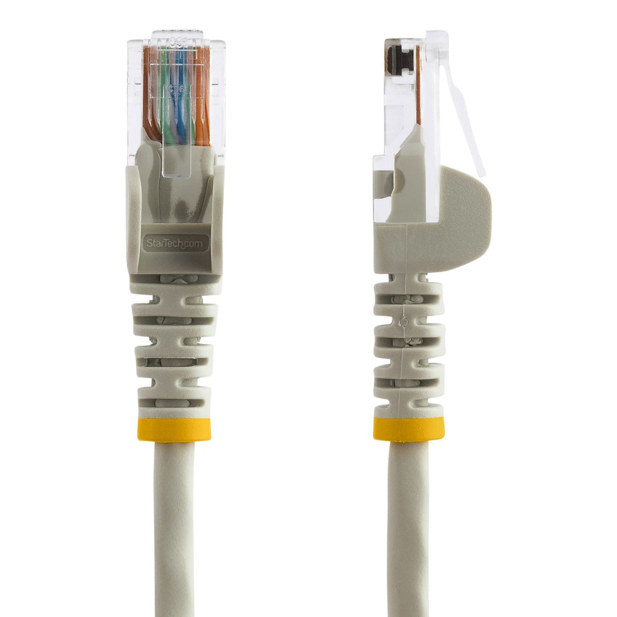 StarTech.com 5m Cat5e Snagless RJ45 Grey Patch Cable 24AWG
