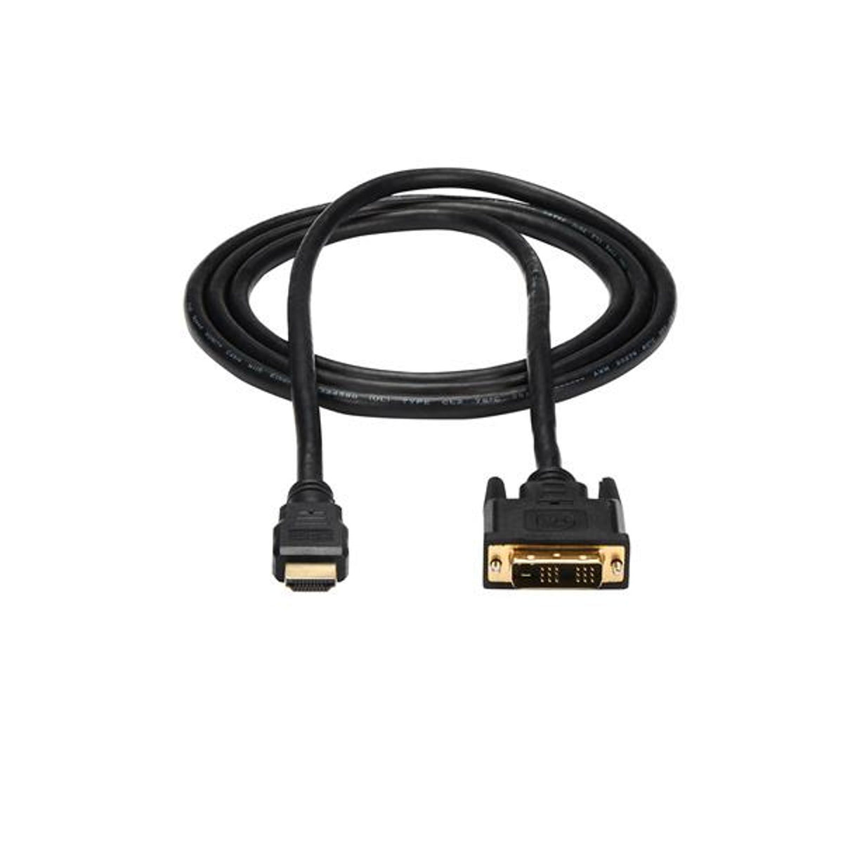 StarTech.com 6ft HDMI to DVI-D Cable Black