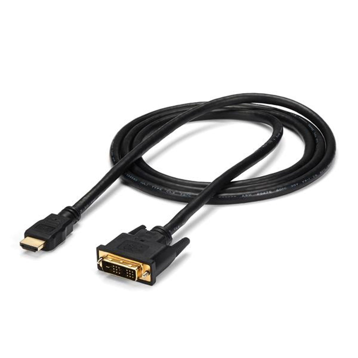 StarTech.com 6ft HDMI to DVI-D Cable Black