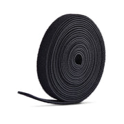 StarTech.com 75ft 0.5in Wide Black Cut-to-Size Hook and Loop Cable Ties