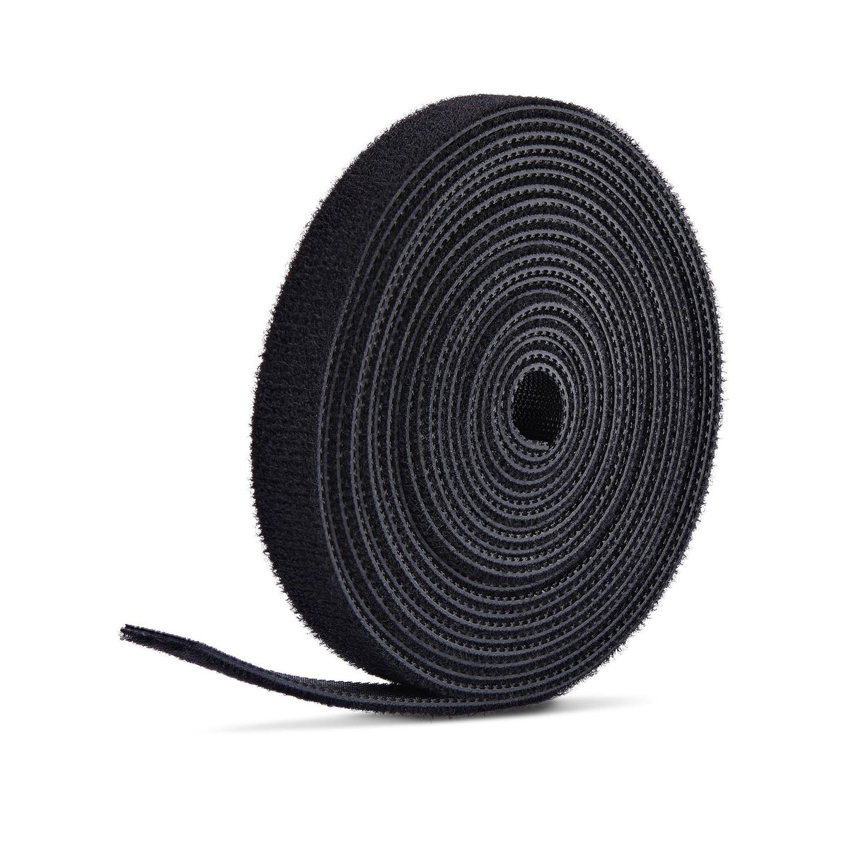 StarTech.com 75ft 0.5in Wide Black Cut-to-Size Hook and Loop Cable Ties