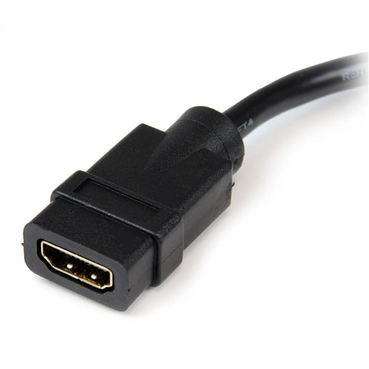 StarTech.com 8in HDMI to DVI-D Video Cable Adapter Black