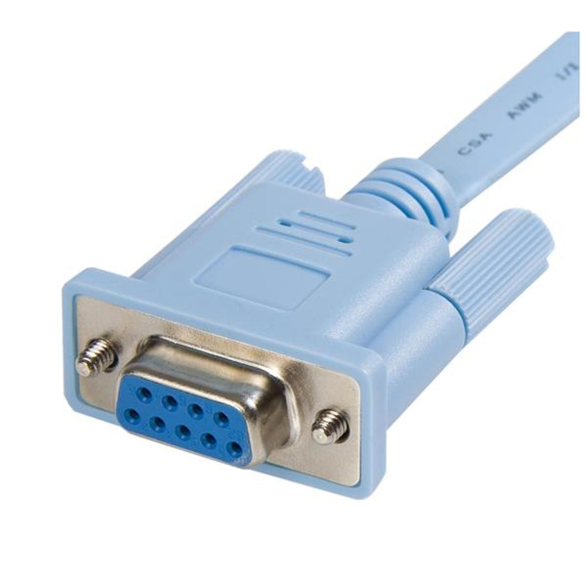 StarTech.com Cisco Console Router Cable RJ45 M/DB9 F 6ft Blue