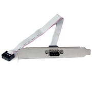 StarTech.com DB-9 to 10-Pin Header Serial Cable 41cm Grey