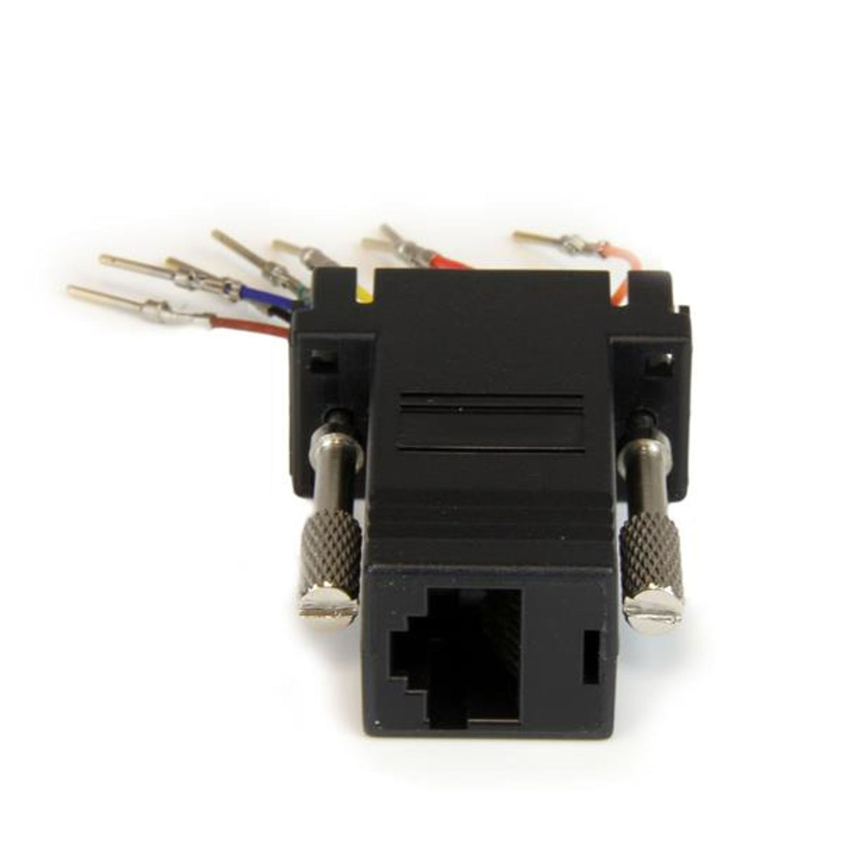 StarTech.com DB9 to RJ45 Modular Adapter DB-9 M to RJ-45 F Black