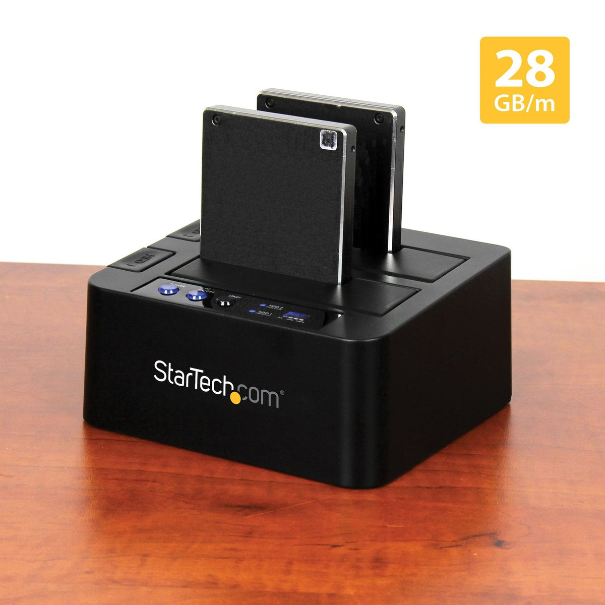 StarTech.com Dual Bay Hard Drive Duplicator USB 3.1 SATA Cloning Station