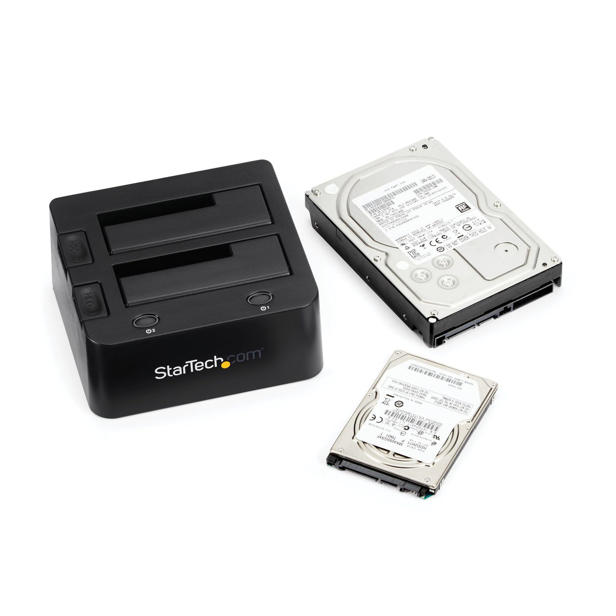 StarTech.com Dual-Bay USB 3.0 SATA Hard Drive Dock Black