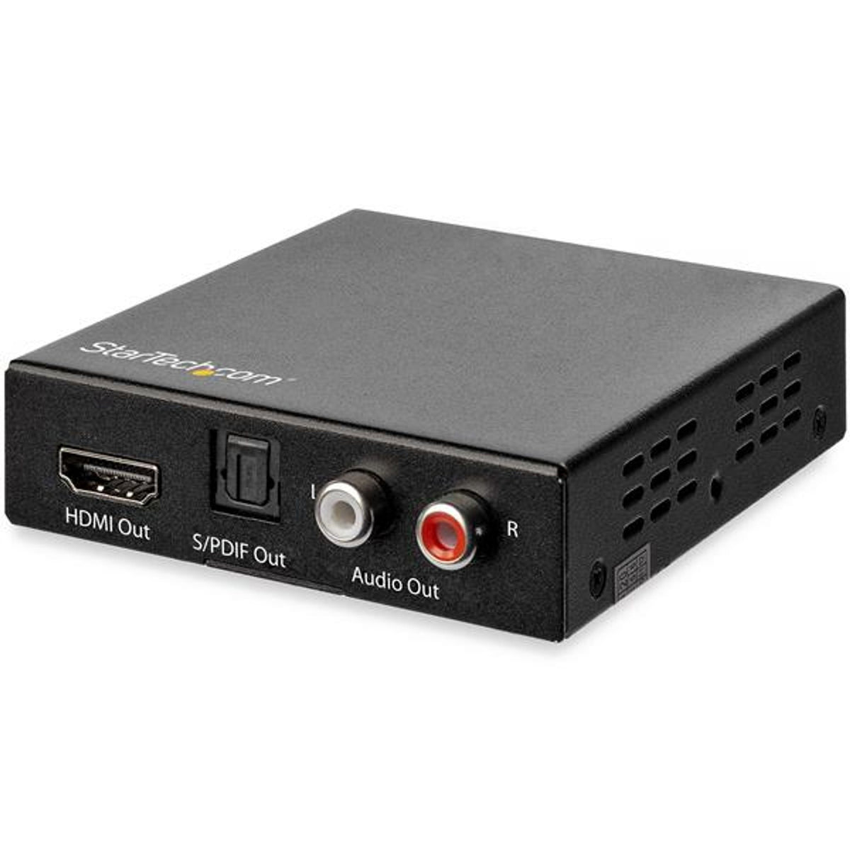 StarTech.com HDMI Audio Extractor 4K 60Hz HDMI 2.0 Dual RCA Toslink
