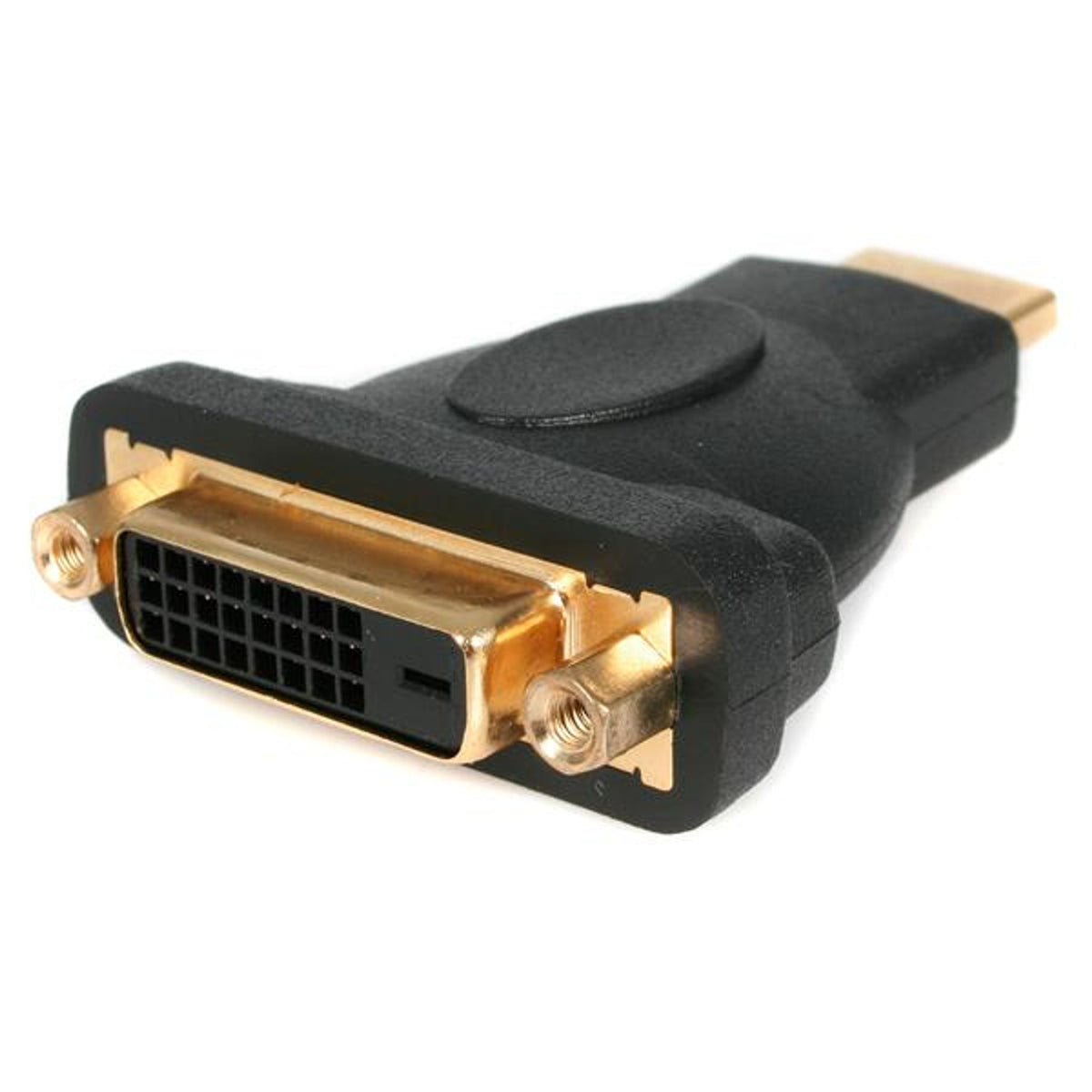 StarTech.com HDMI to DVI-D Cable Adapter Gold Connectors Black