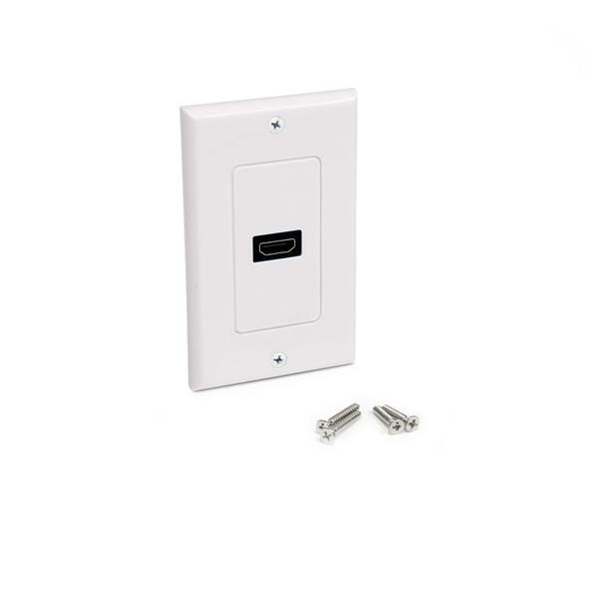 StarTech.com HDMIPLATE Faceplate - White - 1 - 1-gang - 2 x HDMI Port(s)